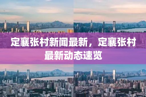 定襄張村新聞最新，定襄張村最新動態(tài)速覽