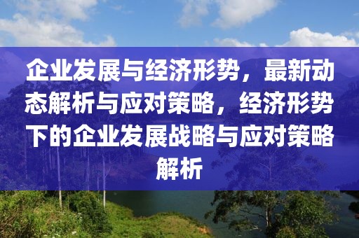 企業(yè)發(fā)展與經(jīng)濟(jì)形勢，最新動態(tài)解析與應(yīng)對策略，經(jīng)濟(jì)形勢下的企業(yè)發(fā)展戰(zhàn)略與應(yīng)對策略解析