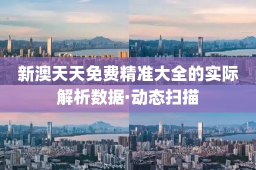 新澳天天免費(fèi)精準(zhǔn)大全的實(shí)際解析數(shù)據(jù)·動態(tài)掃描