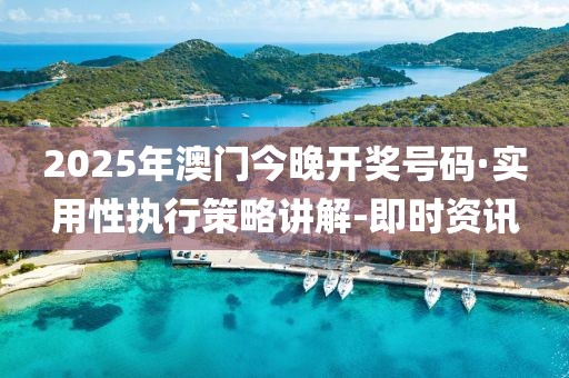 2025年澳門今晚開獎號碼·實用性執(zhí)行策略講解-即時資訊