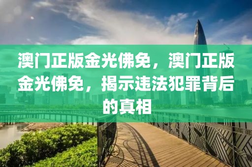 澳門正版金光佛免，澳門正版金光佛免，揭示違法犯罪背后的真相
