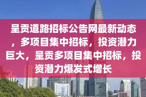 呈貢道路招標(biāo)公告網(wǎng)最新動(dòng)態(tài)，多項(xiàng)目集中招標(biāo)，投資潛力巨大，呈貢多項(xiàng)目集中招標(biāo)，投資潛力爆發(fā)式增長(zhǎng)