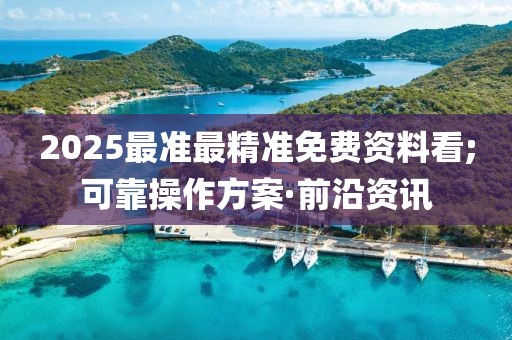 2025最準最精準免費資料看;可靠操作方案·前沿資訊