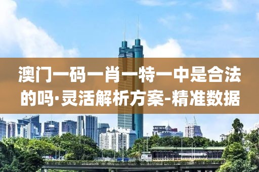 澳門(mén)一碼一肖一特一中是合法的嗎·靈活解析方案-精準(zhǔn)數(shù)據(jù)