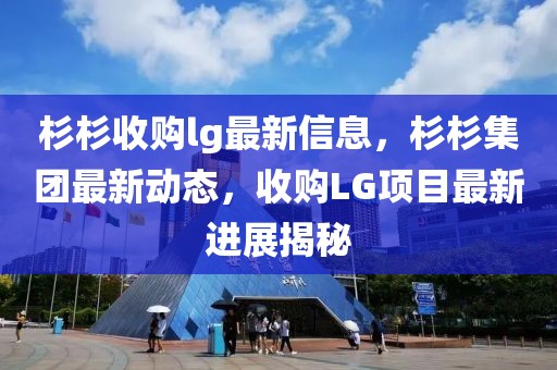 杉杉收購lg最新信息，杉杉集團最新動態(tài)，收購LG項目最新進展揭秘