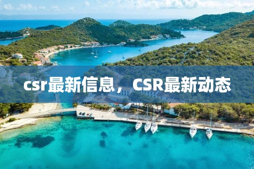 csr最新信息，CSR最新動(dòng)態(tài)