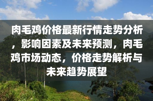 肉毛雞價格最新行情走勢分析，影響因素及未來預(yù)測，肉毛雞市場動態(tài)，價格走勢解析與未來趨勢展望