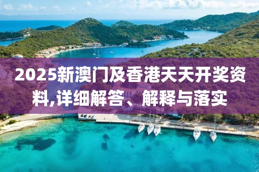 2025新澳門及香港天天開獎資料,詳細解答、解釋與落實
