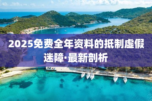 2025免費(fèi)全年資料的抵制虛假迷障·最新剖析