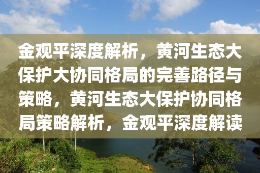 金觀平深度解析，黃河生態(tài)大保護(hù)大協(xié)同格局的完善路徑與策略，黃河生態(tài)大保護(hù)協(xié)同格局策略解析，金觀平深度解讀