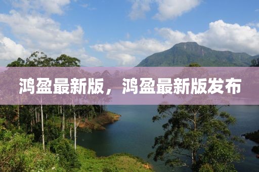 鴻盈最新版，鴻盈最新版發(fā)布