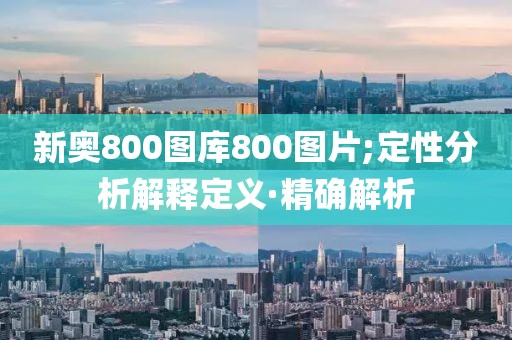 新奧800圖庫800圖片;定性分析解釋定義·精確解析