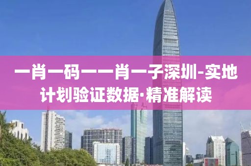 一肖一碼一一肖一子深圳-實(shí)地計(jì)劃驗(yàn)證數(shù)據(jù)·精準(zhǔn)解讀
