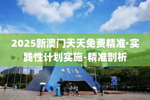 2025新澳門天天免費(fèi)精準(zhǔn)·實(shí)踐性計(jì)劃實(shí)施-精準(zhǔn)剖析
