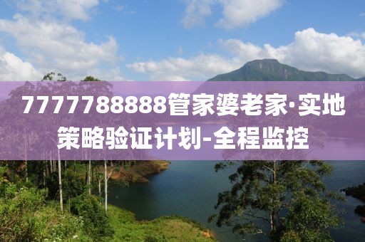 7777788888管家婆老家·實地策略驗證計劃-全程監(jiān)控