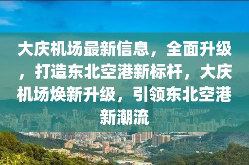 大慶機場最新信息，全面升級，打造東北空港新標桿，大慶機場煥新升級，引領東北空港新潮流