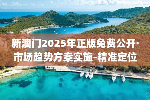 新澳門2025年正版免費(fèi)公開·市場趨勢方案實(shí)施-精準(zhǔn)定位