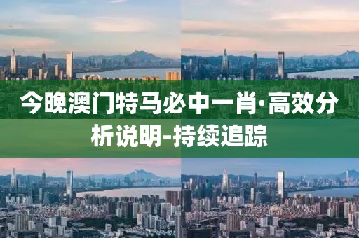 今晚澳門特馬必中一肖·高效分析說明-持續(xù)追蹤