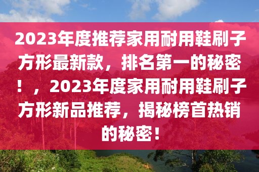 2023年度推薦家用耐用鞋刷子方形最新款，排名第一的秘密！，2023年度家用耐用鞋刷子方形新品推薦，揭秘榜首熱銷的秘密！