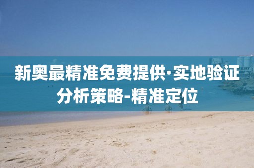 新奧最精準免費提供·實地驗證分析策略-精準定位