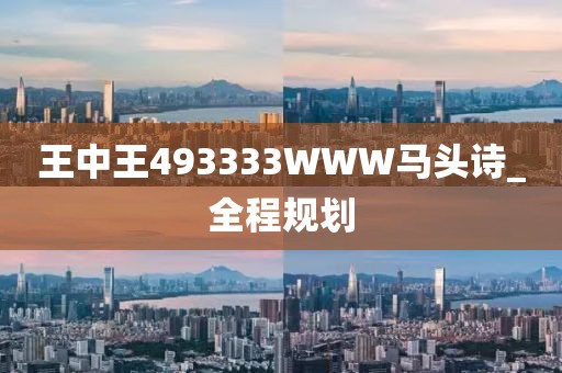 王中王493333WWW馬頭詩(shī)_全程規(guī)劃