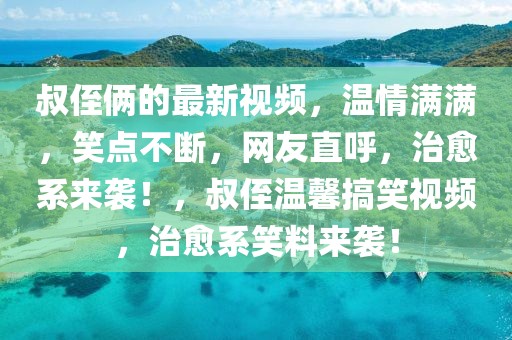 叔侄倆的最新視頻，溫情滿滿，笑點(diǎn)不斷，網(wǎng)友直呼，治愈系來襲！，叔侄溫馨搞笑視頻，治愈系笑料來襲！
