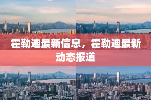 霍勒迪最新信息，霍勒迪最新動態(tài)報道