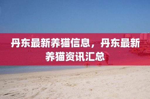 丹東最新養(yǎng)貓信息，丹東最新養(yǎng)貓資訊匯總
