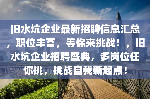 舊水坑企業(yè)最新招聘信息匯總，職位豐富，等你來挑戰(zhàn)！，舊水坑企業(yè)招聘盛典，多崗位任你挑，挑戰(zhàn)自我新起點！