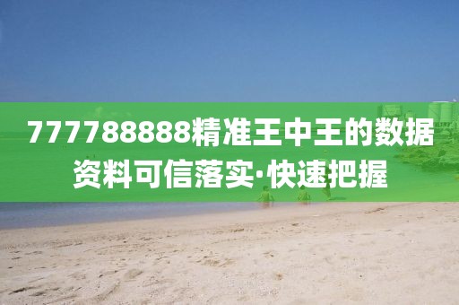 777788888精準(zhǔn)王中王的數(shù)據(jù)資料可信落實(shí)·快速把握