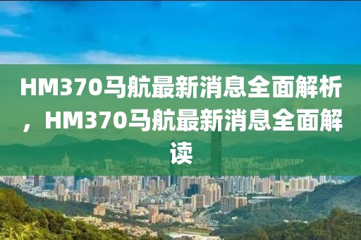 HM370馬航最新消息全面解析，HM370馬航最新消息全面解讀