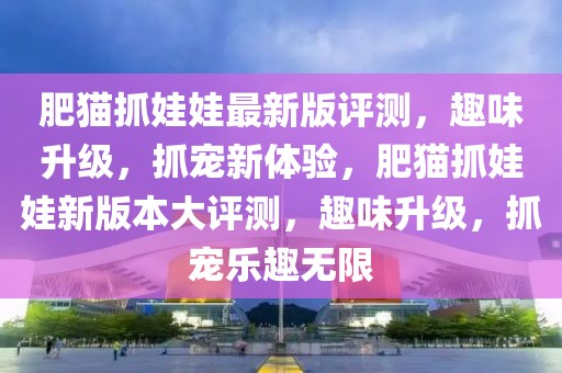 肥貓抓娃娃最新版評測，趣味升級，抓寵新體驗，肥貓抓娃娃新版本大評測，趣味升級，抓寵樂趣無限