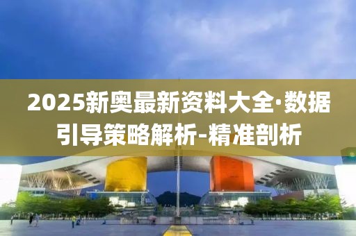 2025新奧最新資料大全·數(shù)據(jù)引導(dǎo)策略解析-精準(zhǔn)剖析