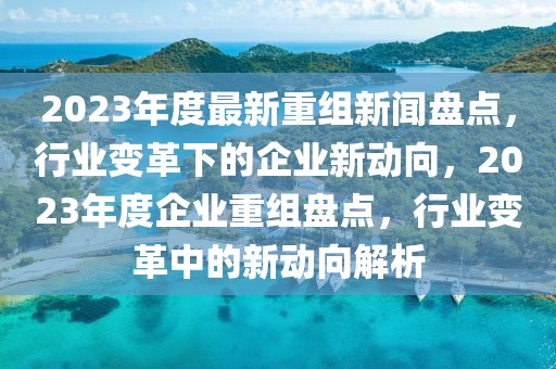 2023年度最新重組新聞盤點，行業(yè)變革下的企業(yè)新動向，2023年度企業(yè)重組盤點，行業(yè)變革中的新動向解析