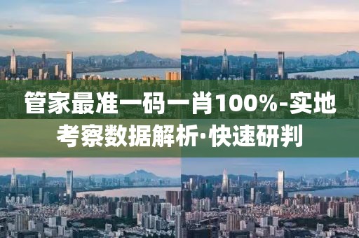 管家最準(zhǔn)一碼一肖100%-實(shí)地考察數(shù)據(jù)解析·快速研判