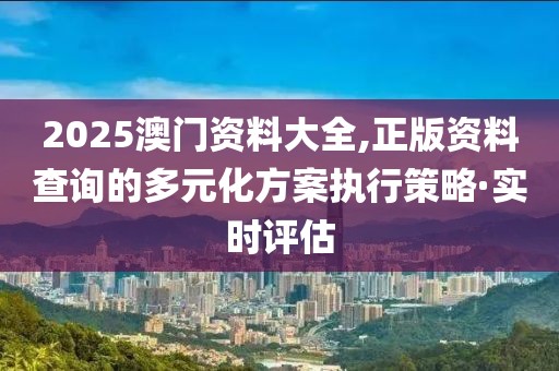 2025澳門資料大全,正版資料查詢的多元化方案執(zhí)行策略·實時評估
