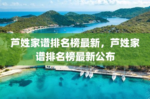 蘆姓家譜排名榜最新，蘆姓家譜排名榜最新公布