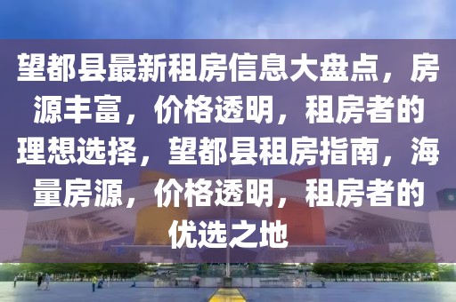 望都縣最新租房信息大盤點，房源豐富，價格透明，租房者的理想選擇，望都縣租房指南，海量房源，價格透明，租房者的優(yōu)選之地