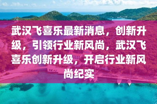武漢飛喜樂最新消息，創(chuàng)新升級，引領(lǐng)行業(yè)新風尚，武漢飛喜樂創(chuàng)新升級，開啟行業(yè)新風尚紀實