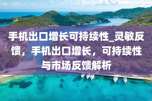 手機(jī)出口增長可持續(xù)性_靈敏反饋，手機(jī)出口增長，可持續(xù)性與市場反饋解析