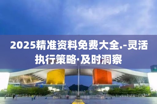 2025精準(zhǔn)資料免費(fèi)大全.-靈活執(zhí)行策略·及時(shí)洞察