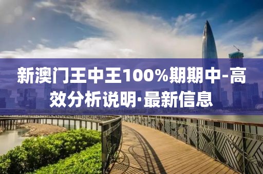 新澳門(mén)王中王100%期期中-高效分析說(shuō)明·最新信息