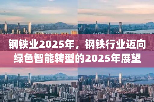 鋼鐵業(yè)2025年，鋼鐵行業(yè)邁向綠色智能轉(zhuǎn)型的2025年展望