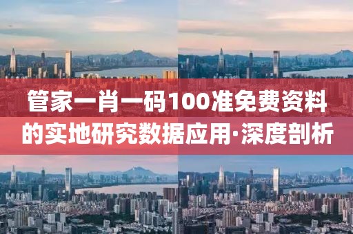 管家一肖一碼100準(zhǔn)免費(fèi)資料的實(shí)地研究數(shù)據(jù)應(yīng)用·深度剖析