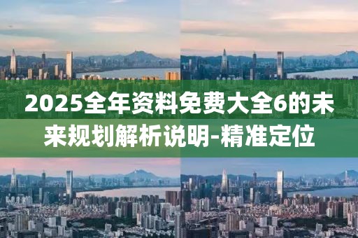2025全年資料免費(fèi)大全6的未來(lái)規(guī)劃解析說(shuō)明-精準(zhǔn)定位