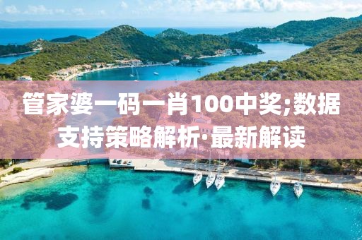 管家婆一碼一肖100中獎(jiǎng);數(shù)據(jù)支持策略解析·最新解讀