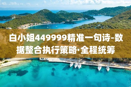 白小姐449999精準(zhǔn)一句詩(shī)-數(shù)據(jù)整合執(zhí)行策略·全程統(tǒng)籌