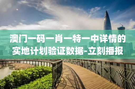澳門一碼一肖一特一中詳情的實(shí)地計(jì)劃驗(yàn)證數(shù)據(jù)-立刻播報(bào)