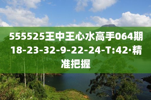 555525王中王心水高手064期18-23-32-9-22-24-T:42·精準把握