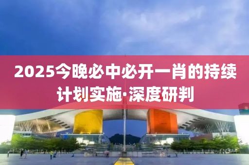 2025今晚必中必開一肖的持續(xù)計(jì)劃實(shí)施·深度研判